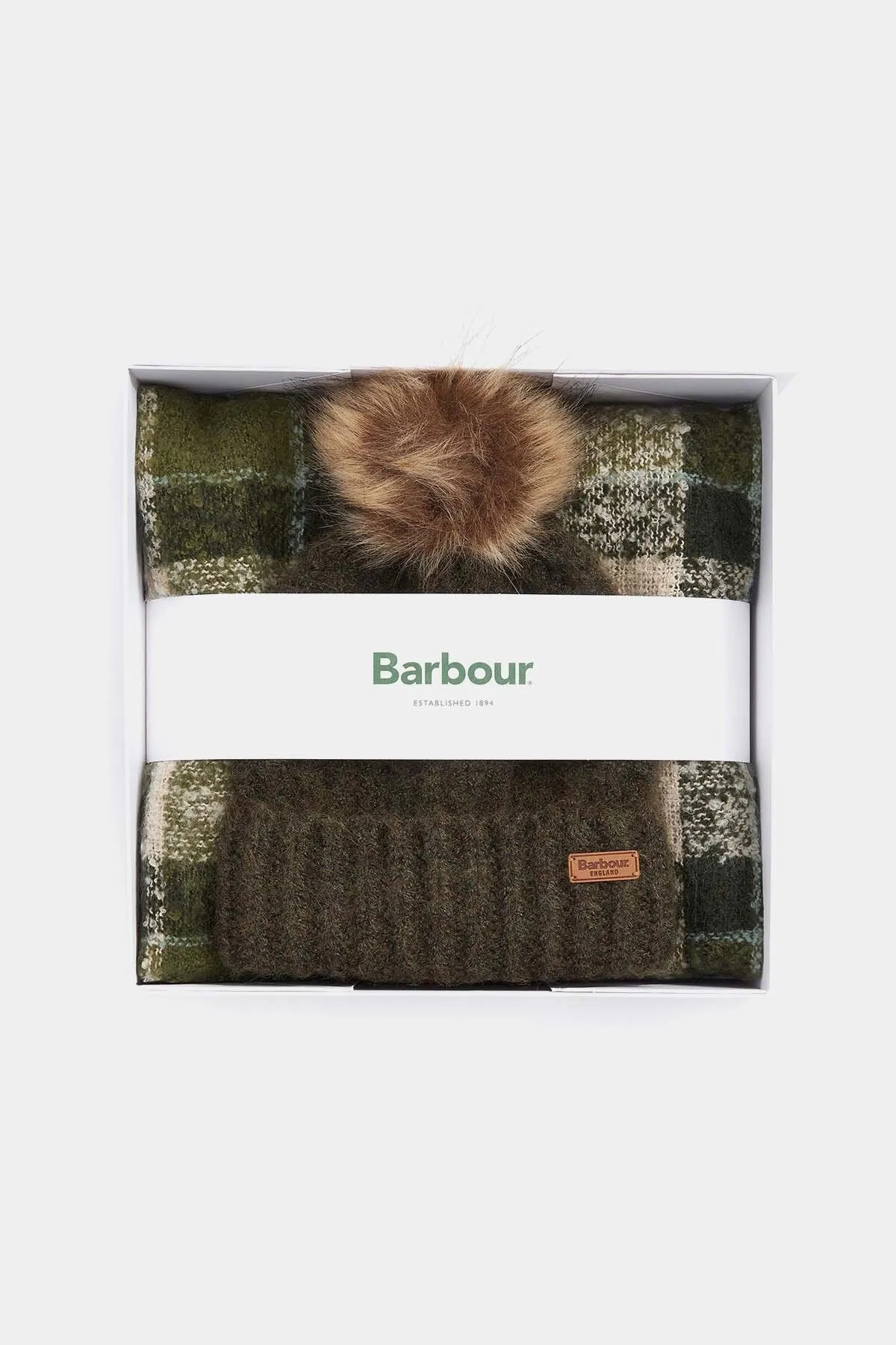 Saltburn Beanie And Tartan Scarf Gift Set