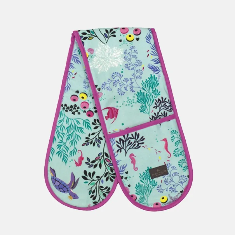 Sara Miller Underwater Double Oven Glove Turtle