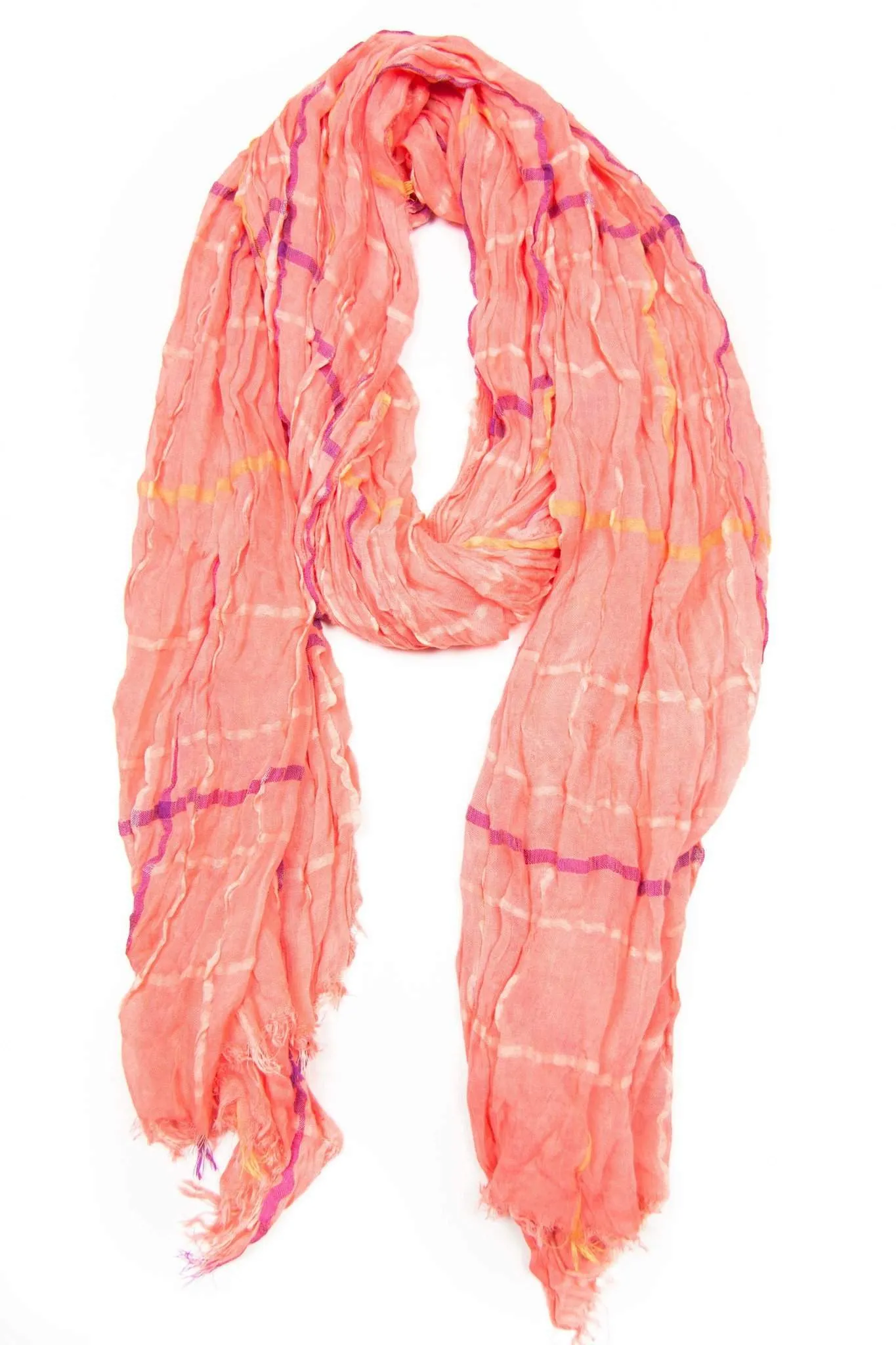 Scarf / Salmon Pink / Unisex
