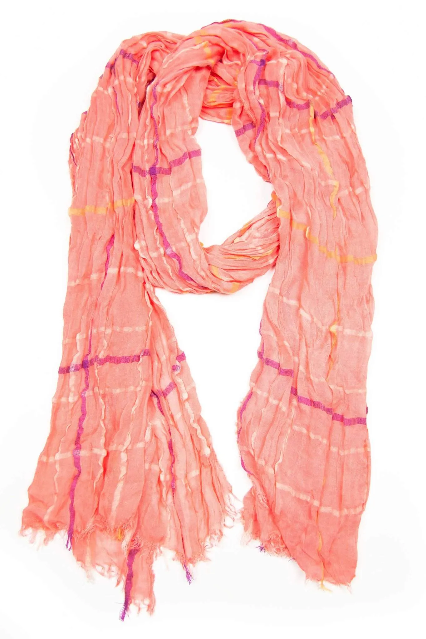 Scarf / Salmon Pink / Unisex