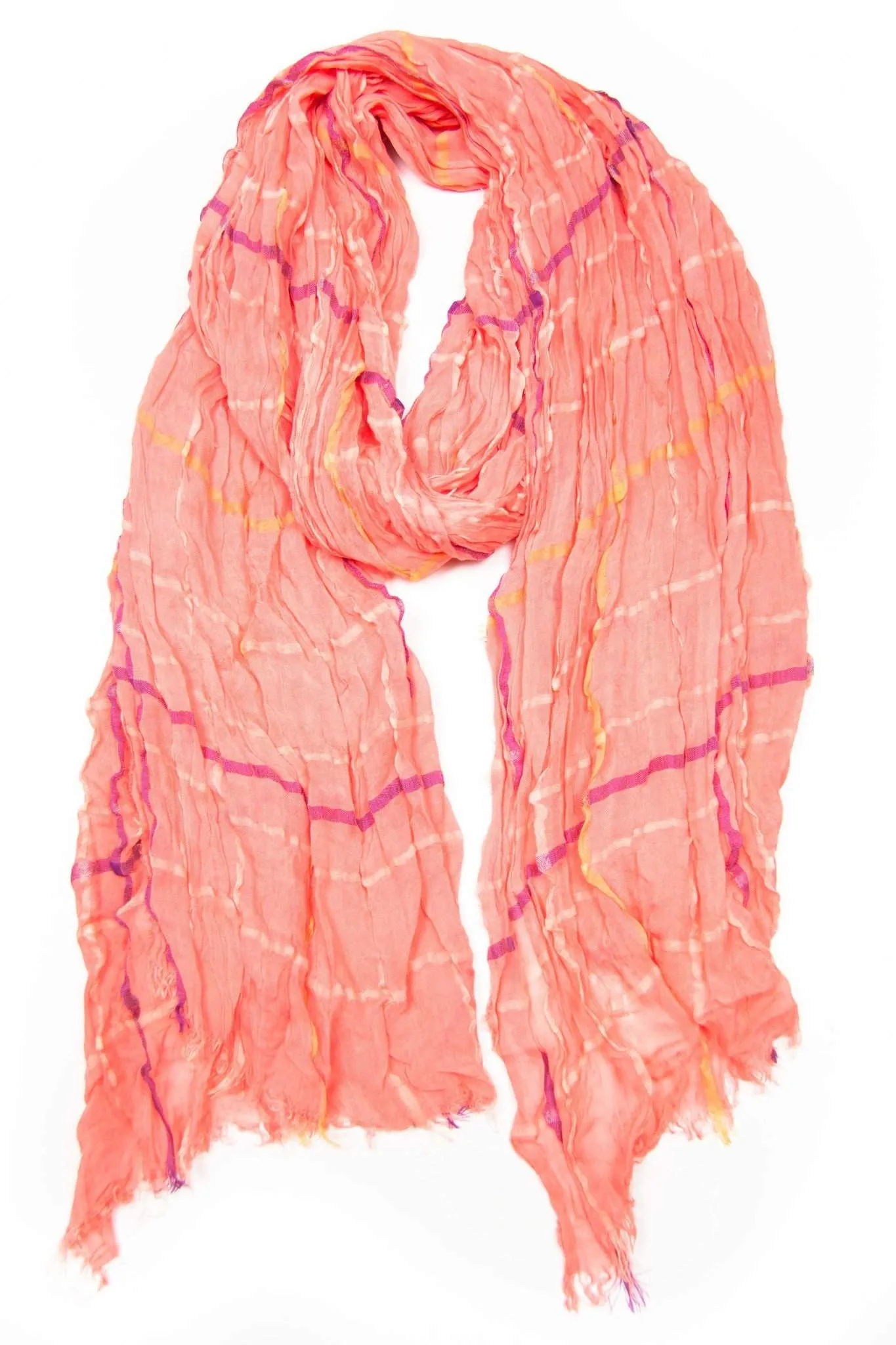 Scarf / Salmon Pink / Unisex