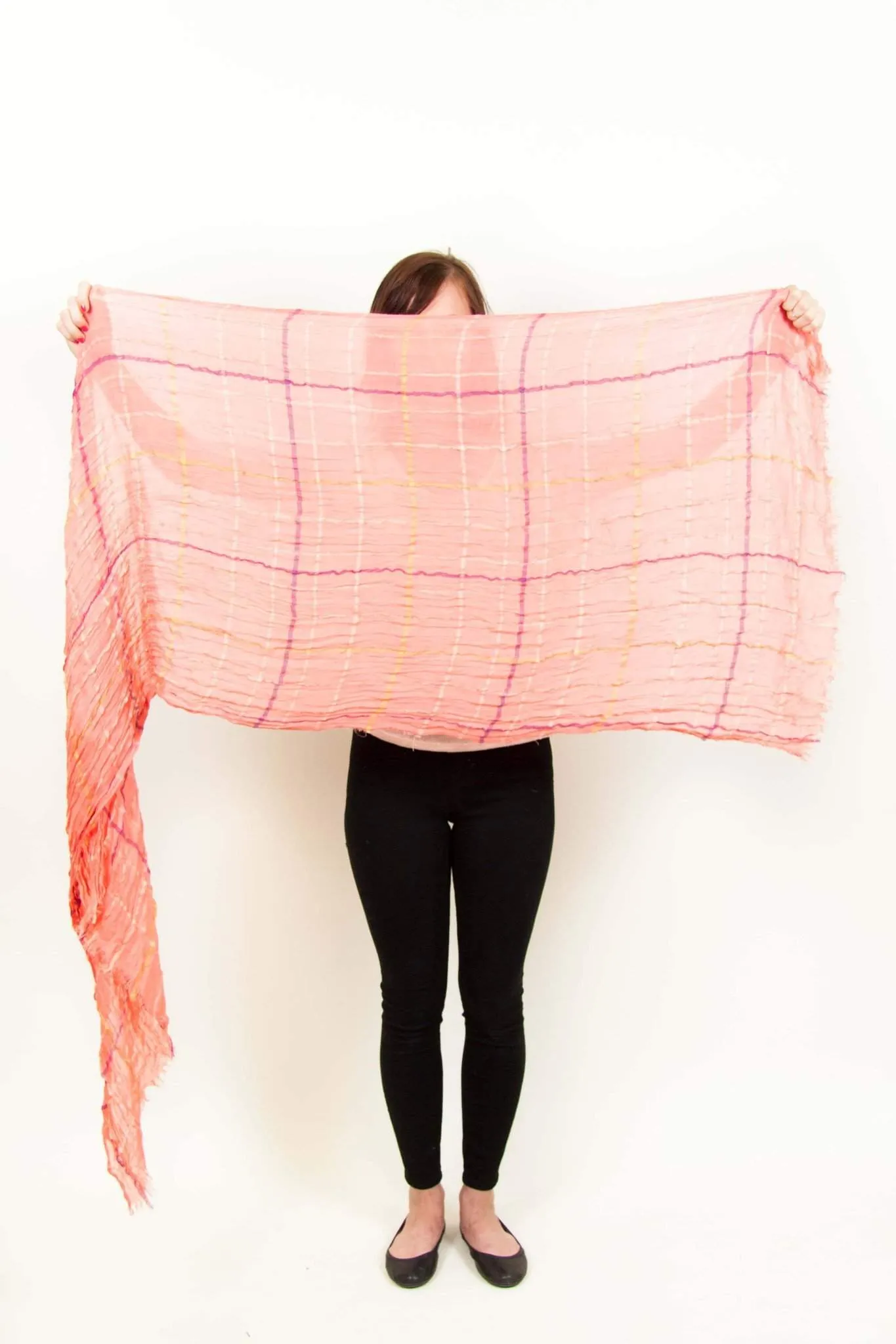Scarf / Salmon Pink / Unisex