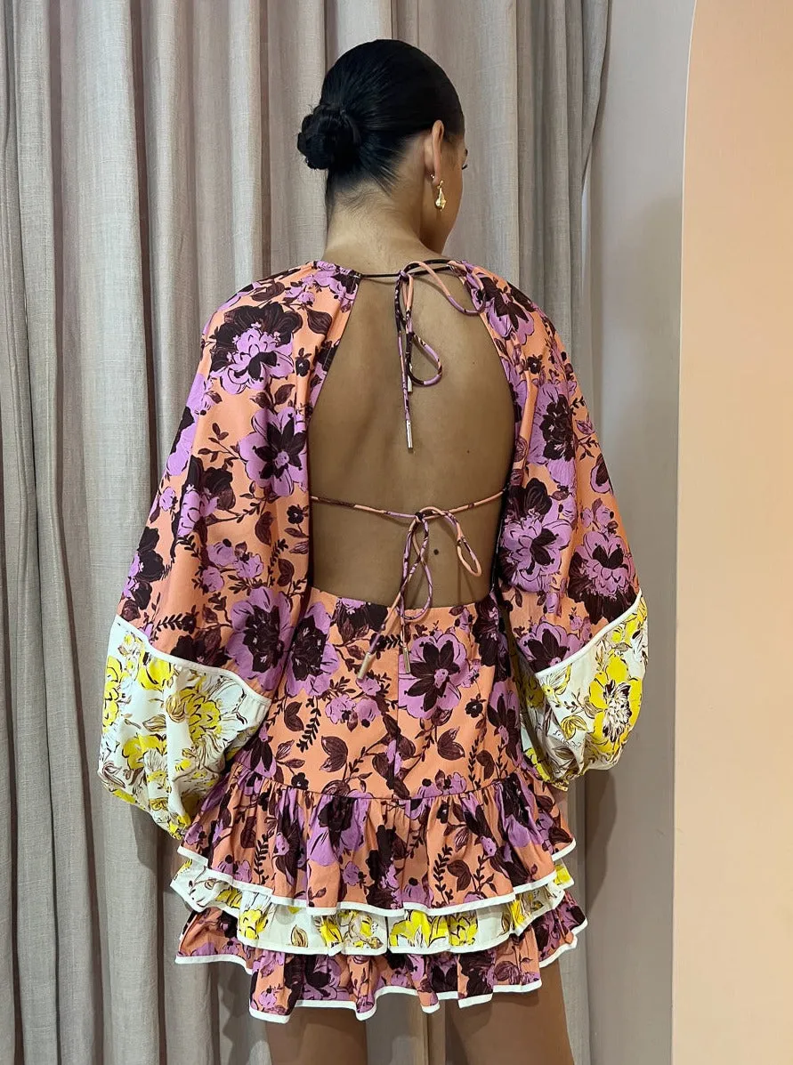 Significant Other Ana Mini Dress in Floral Mix