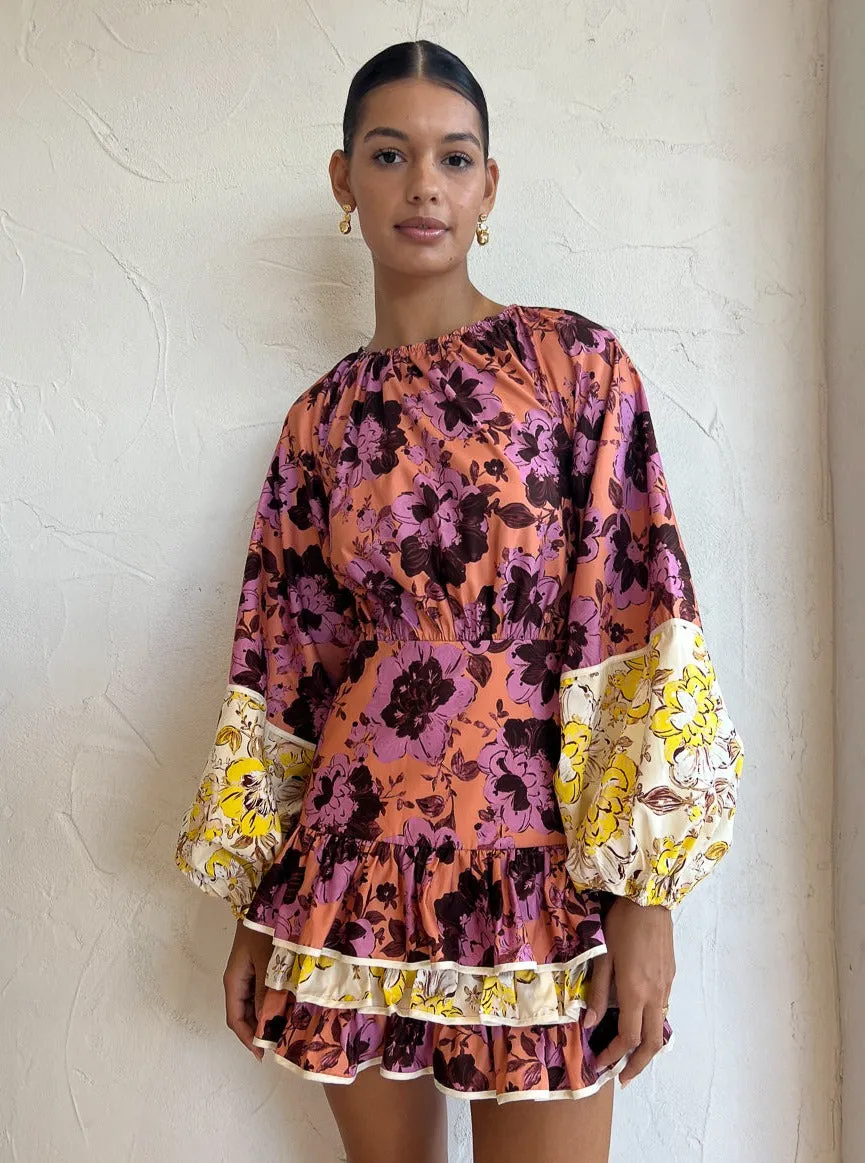 Significant Other Ana Mini Dress in Floral Mix