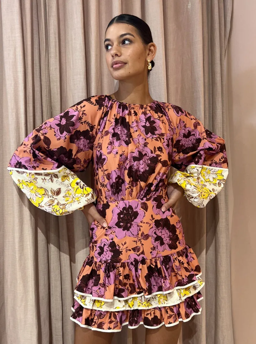 Significant Other Ana Mini Dress in Floral Mix