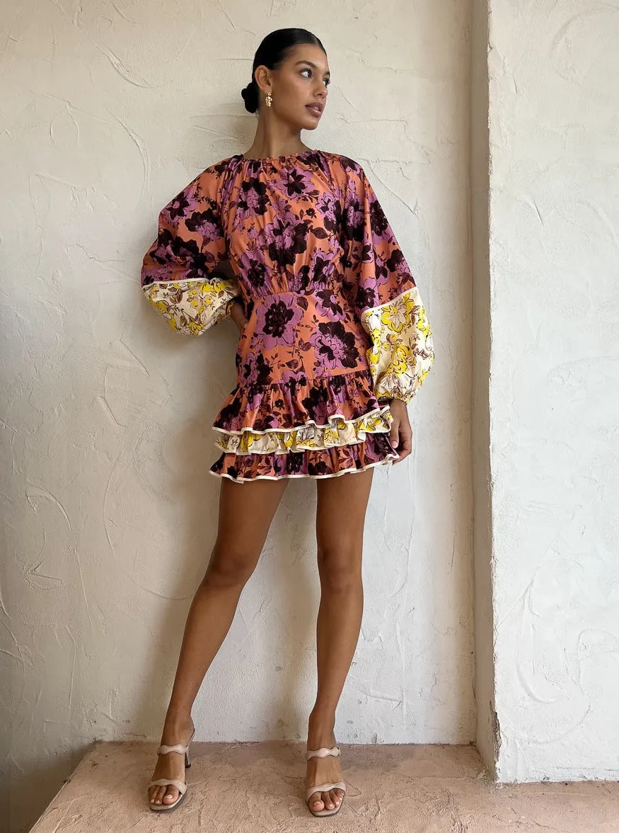 Significant Other Ana Mini Dress in Floral Mix