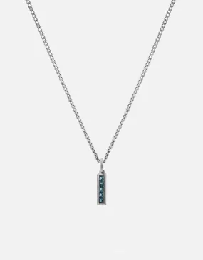 Slim Totem Topaz Necklace, Sterling Silver
