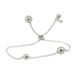 Sterling Silver Bolo Bracelet
