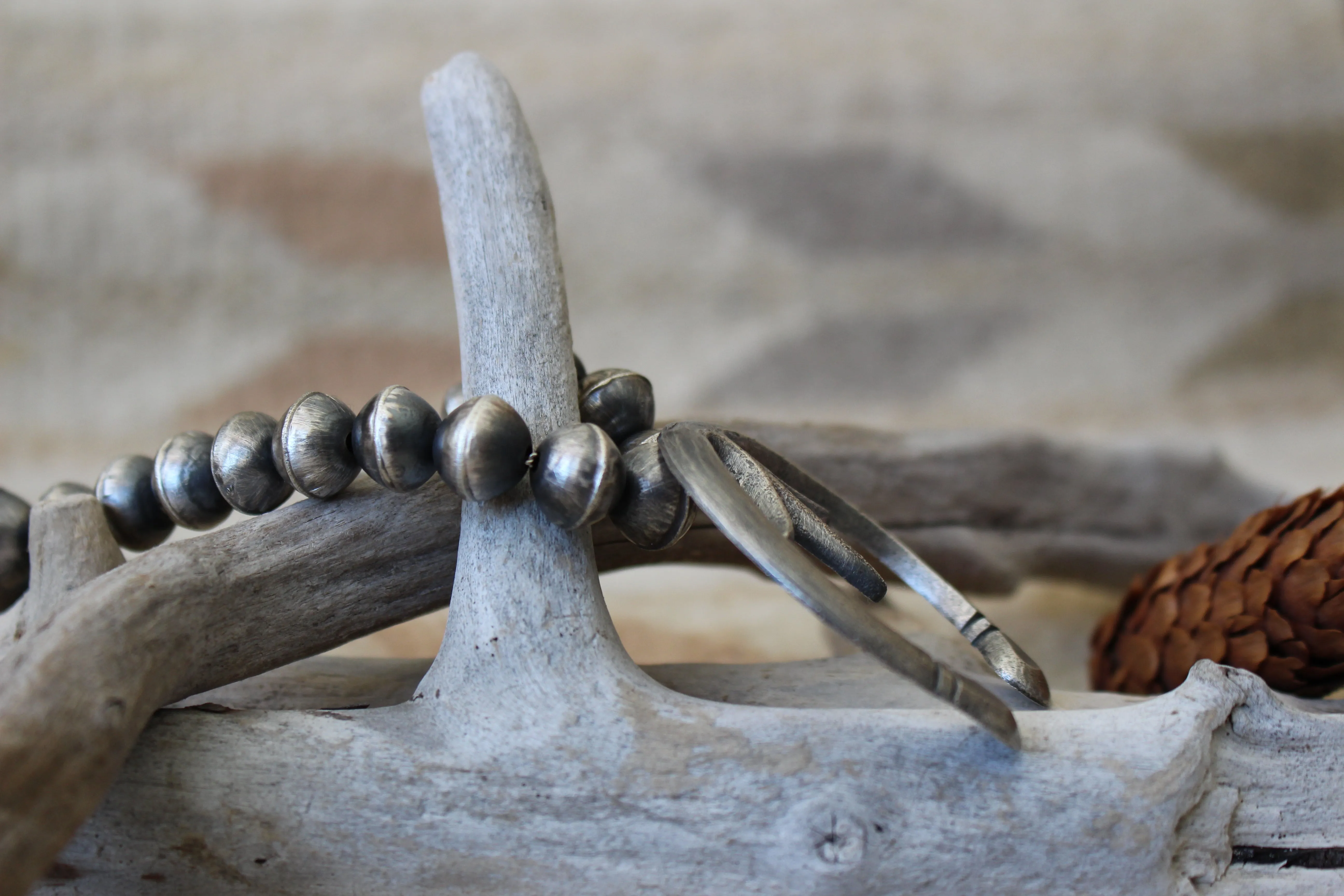 Sterling Squash Blossom Necklace