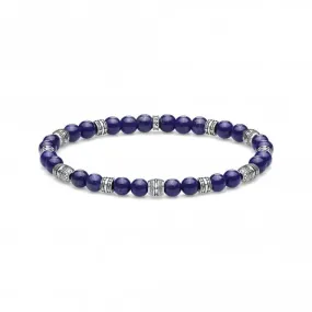 Thomas Sabo Blue Lucky Charm Beaded Bracelet A1923-531-1