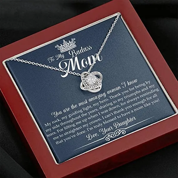 To My Badass Mom Necklace - Mother's Day 2022 Gift