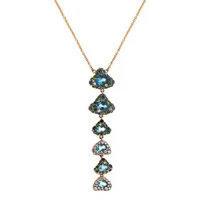 Topaz, Sapphire and Tsavorite Necklace