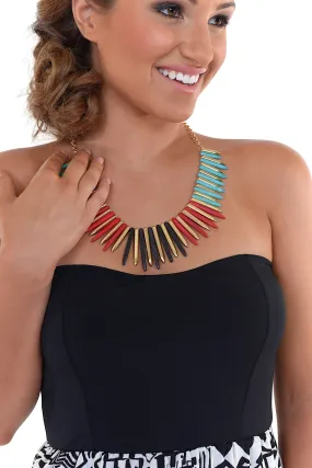 Turquoise Is A Virtue Necklace Set.