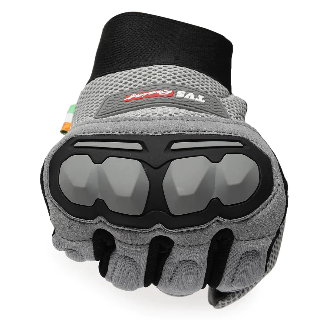 TVS Racing Xplorer Riding Gloves for Men – PVC & Carbon Protected, Touch Screen Compatible, & Visor Wiper Fingertips – Premium Bike Gloves for Riding Comfort (Neon)