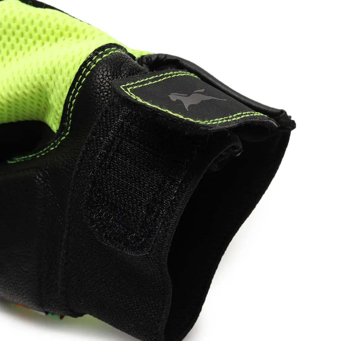 TVS Racing Xplorer Riding Gloves for Men – PVC & Carbon Protected, Touch Screen Compatible, & Visor Wiper Fingertips – Premium Bike Gloves for Riding Comfort (Neon)