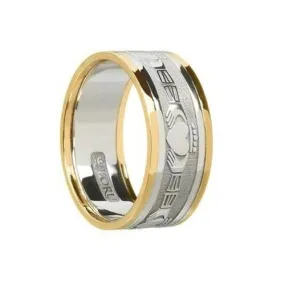 Two tone Claddagh Ring