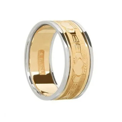 Two tone Claddagh Ring