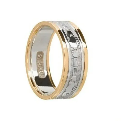 Two tone Claddagh Ring