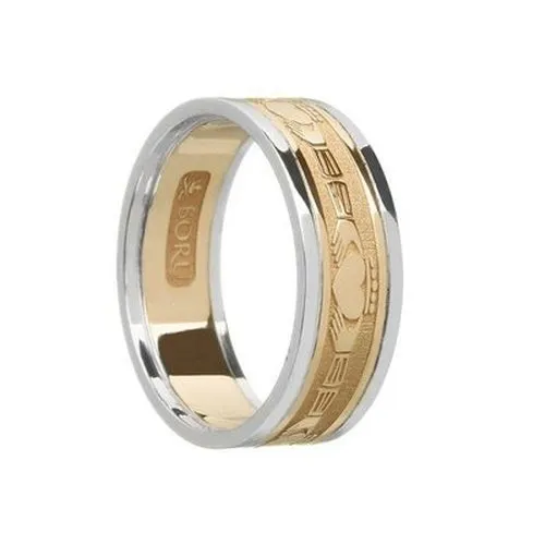 Two tone Claddagh Ring