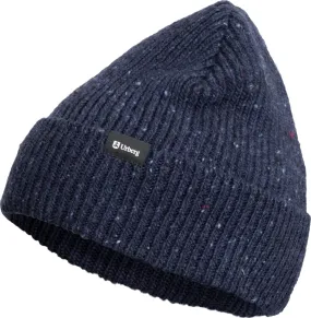 Urberg Unisex Knitted Wool Hat 1x1 Rib Blue Melange | Buy Urberg Unisex Knitted Wool Hat 1x1 Rib Blue Melange here | Outnorth