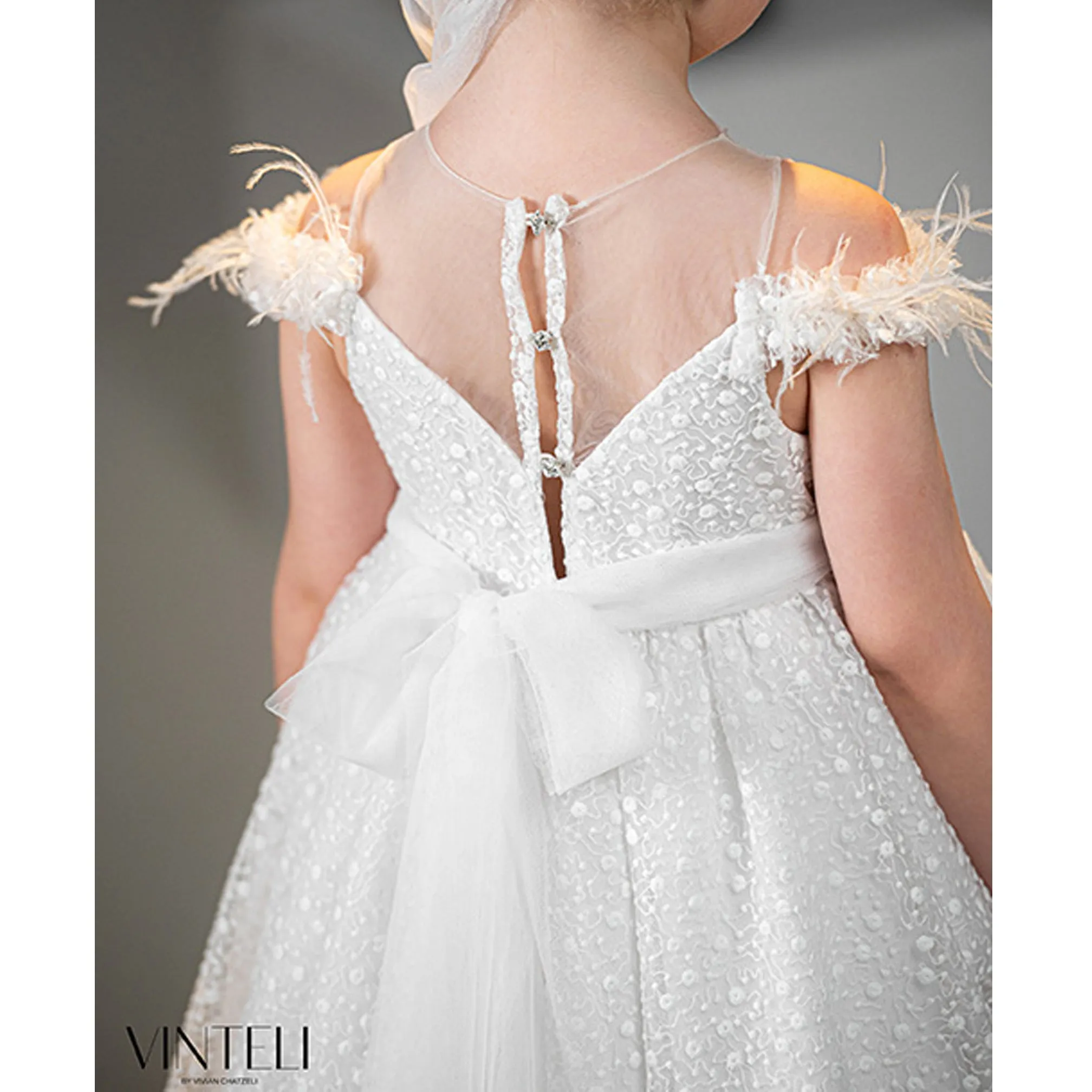 Vinteli Baby Girls Baptismal 6102 Dress
