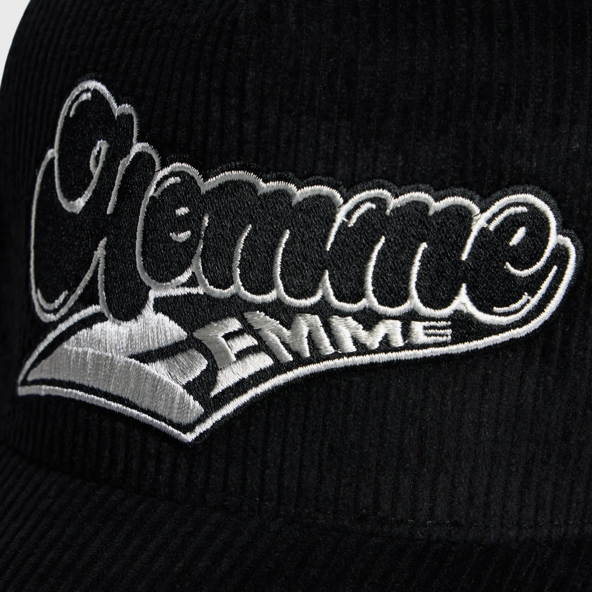 Wave Logo Hat Black