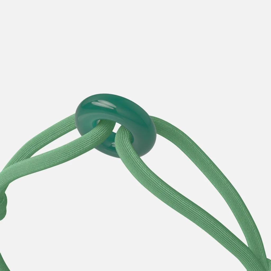 Wecord Green Soho Cord Bracelet