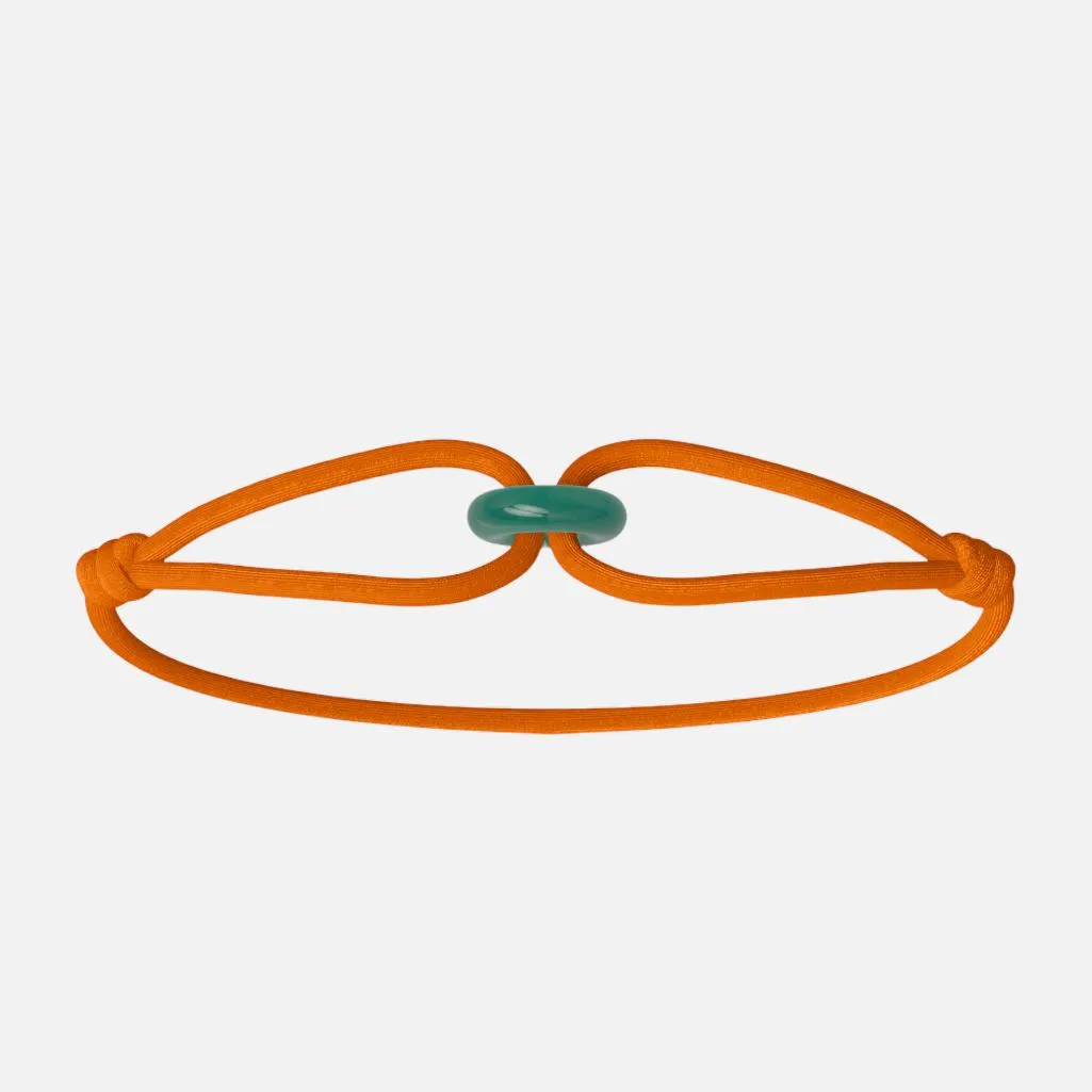 Wecord Green Soho Cord Bracelet