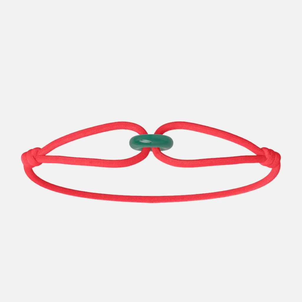 Wecord Green Soho Cord Bracelet