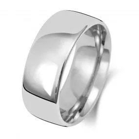 Wedding Band 9K Slight Court 8mm-1.25 Wedding  Ring W118WL