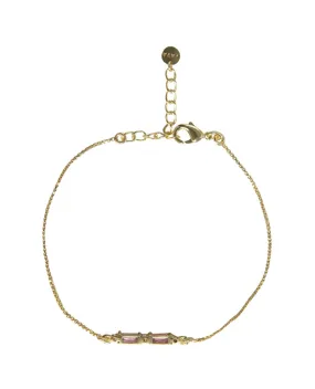 Yaya Gold Small Stone Bracelet