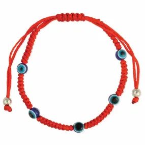 Zad Seeing Eye to Eye Red Cord Eye Pull Bracelet