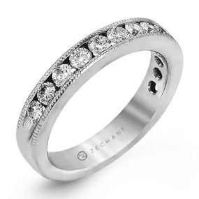 ZR46 Anniversary Ring in 14k Gold with Diamonds